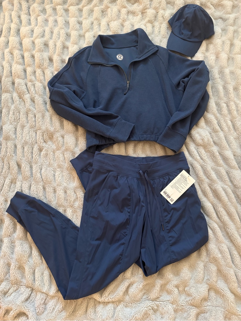 Lululemon Set Outfit Waffle Scuba Dance Studio Joggers
